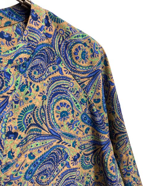 SOEJU（ソージュ）SOEJU (ソージュ) ペイズリー柄ワンピース ブルー サイズ:FREEの古着・服飾アイテム