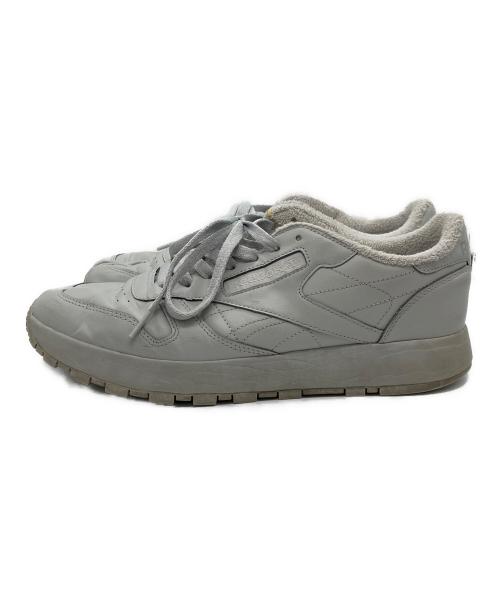 Maison Margiela（メゾンマルジェラ）Maison Margiela (メゾンマルジェラ) REEBOK (リーボック) CLASSIC LEATHER TABI グレー サイズ:29cmの古着・服飾アイテム