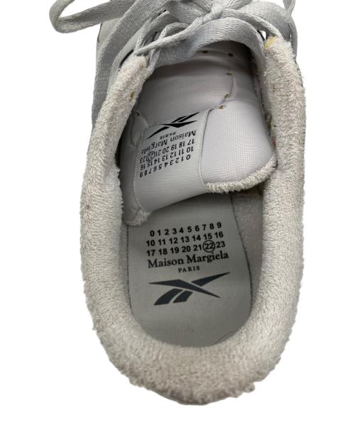 Maison Margiela（メゾンマルジェラ）Maison Margiela (メゾンマルジェラ) REEBOK (リーボック) CLASSIC LEATHER TABI グレー サイズ:29cmの古着・服飾アイテム