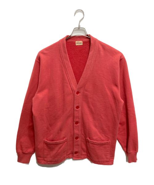 WHITEVILLE（ホワイツビル）WHITEVILLE (ホワイツビル) スウェットカーディガン レッド サイズ:XLの古着・服飾アイテム