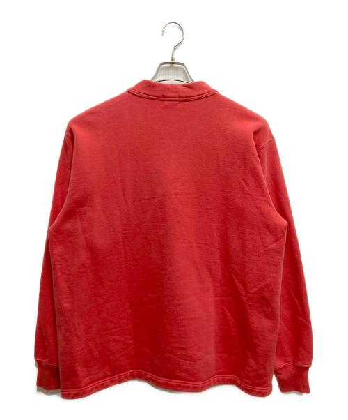 WHITEVILLE（ホワイツビル）WHITEVILLE (ホワイツビル) スウェットカーディガン レッド サイズ:XLの古着・服飾アイテム