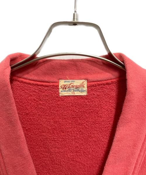 WHITEVILLE（ホワイツビル）WHITEVILLE (ホワイツビル) スウェットカーディガン レッド サイズ:XLの古着・服飾アイテム