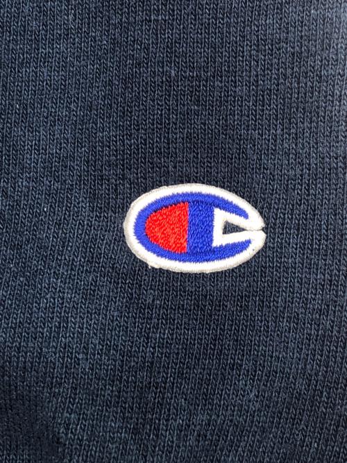 Champion REVERSE WEAVE（チャンピオン リバース ウィーブ）Champion REVERSE WEAVE (チャンピオン リバース ウィーブ) 70sプルオーバーパーカー 単色タグ 金タグ 前期型 古着 ネイビー サイズ:XLの古着・服飾アイテム