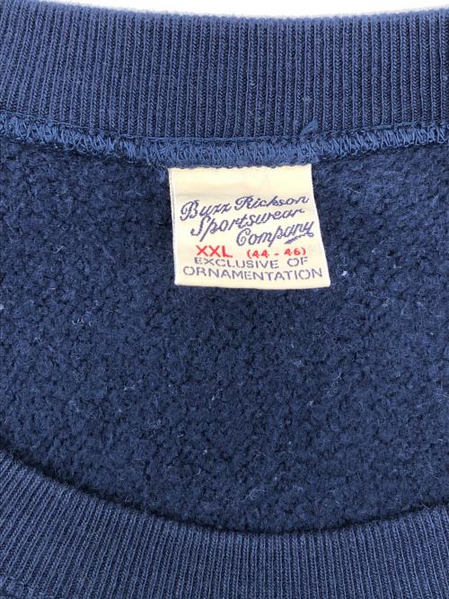 BUZZ RICKSON'S（バズリクソンズ）BUZZ RICKSON'S (バズリクソンズ) COAST GUARD 前Vスウェット ネイビー サイズ:XXLの古着・服飾アイテム