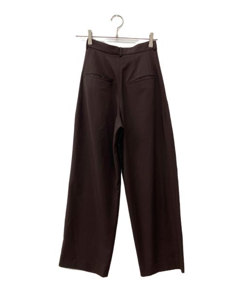 CLANE（クラネ）CLANE (クラネ) BASIC TUCK PANTS ブラウン 未使用品の古着・服飾アイテム