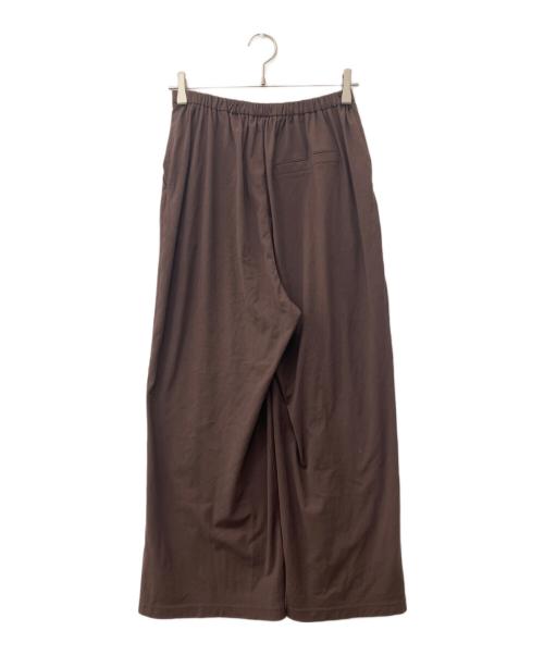 ETRE TOKYO（エトレトウキョウ）ETRE TOKYO (エトレトウキョウ) ピンタックリラクシーパンツ ブラウン サイズ:Sの古着・服飾アイテム