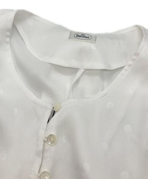 the Barnnet（ザ バーネット）the Barnnet (ザ バーネット) Jasmine Dream Ribbon Dot Blouse ホワイト サイズ:SIZE Free 未使用品の古着・服飾アイテム