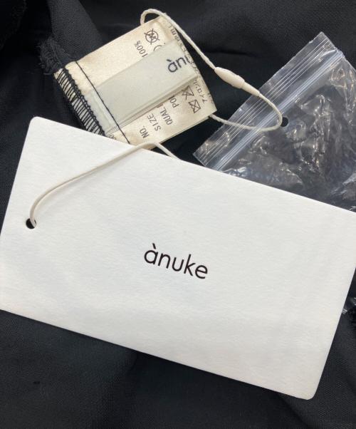 anuke（アンヌーク）anuke (アンヌーク) Velour Gather Blouse ブラック サイズ:Free 未使用品の古着・服飾アイテム