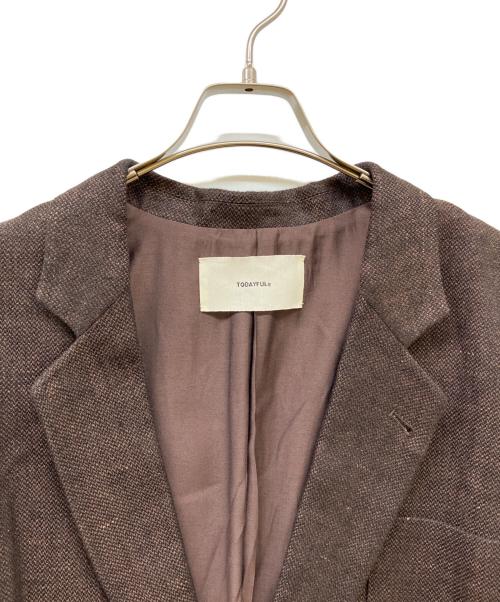 TODAYFUL（トゥデイフル）TODAYFUL (トゥデイフル) Boyfriend Linen Jacket ブラウン サイズ:SIZE 38の古着・服飾アイテム