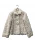 the Barnnet（ザ バーネット）の古着「Bouffant Eco-Fur Jacket」｜アイボリー