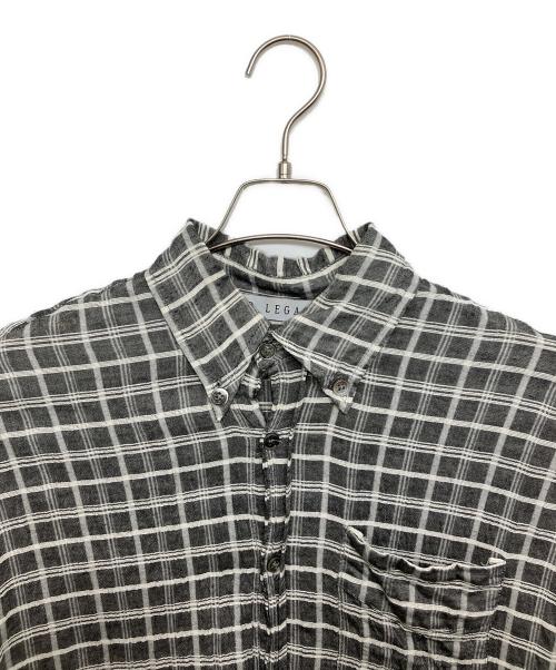 OUR LEGACY（アワーレガシー）OUR LEGACY (アワーレガシー) チェックBDシャツ グレー サイズ:46の古着・服飾アイテム