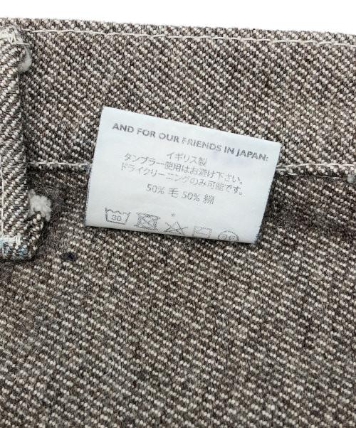 Tender（テンダー）Tender (テンダー) ウールコットンパンツ ブラウン サイズ:2の古着・服飾アイテム