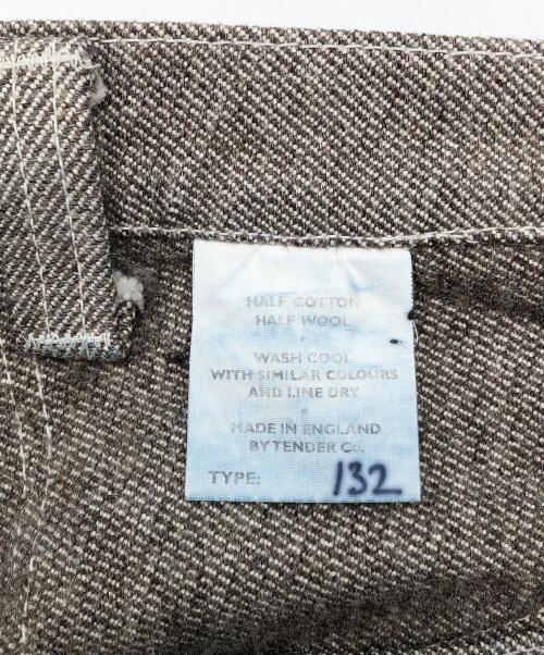 Tender（テンダー）Tender (テンダー) ウールコットンパンツ ブラウン サイズ:2の古着・服飾アイテム