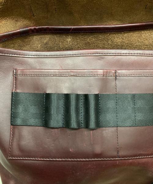 DEFY（ディファイ）DEFY (ディファイ) メッセンジャーバッグ ワインレッドの古着・服飾アイテム