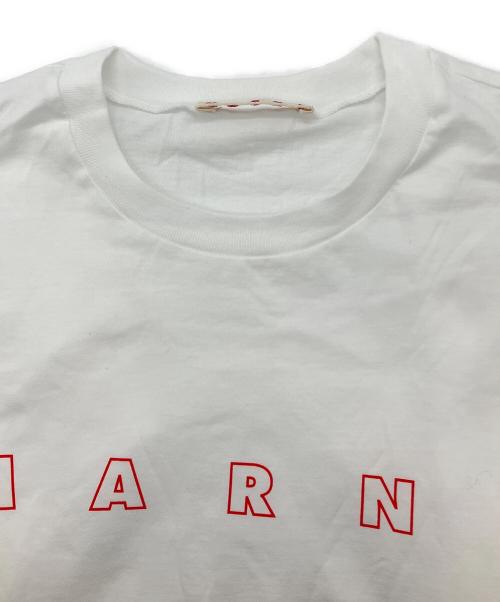 MARNI（マルニ）MARNI (マルニ) ロゴTシャツ ホワイト サイズ:14の古着・服飾アイテム