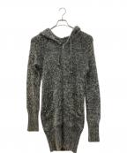 L.G.Bルグランブルー）の古着「ニットパーカー」｜グレー