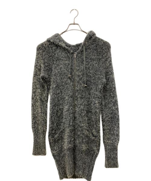 L.G.B（ルグランブルー）L.G.B (ルグランブルー) ニットパーカー グレー サイズ:１の古着・服飾アイテム