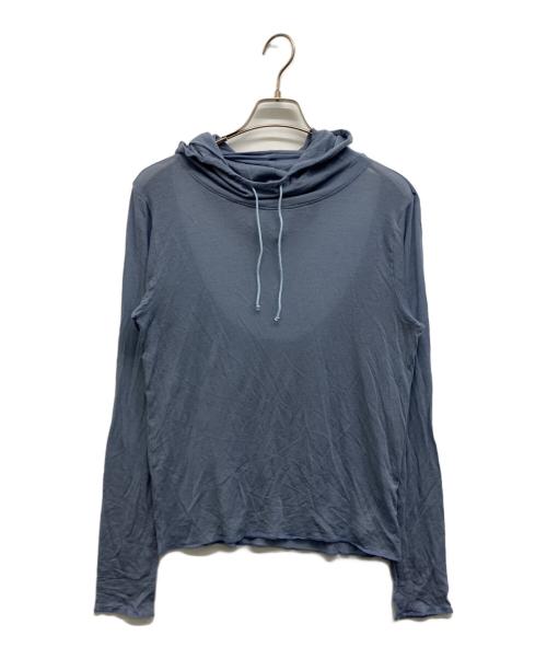 6(ROKU) BEAUTY&YOUTH（ロク ビューティーアンドユース）6(ROKU) BEAUTY&YOUTH (ロク ビューティーアンドユース) バックホール フーディ ブルー サイズ:Freeの古着・服飾アイテム