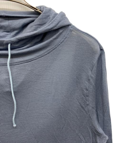 6(ROKU) BEAUTY&YOUTH（ロク ビューティーアンドユース）6(ROKU) BEAUTY&YOUTH (ロク ビューティーアンドユース) バックホール フーディ ブルー サイズ:Freeの古着・服飾アイテム