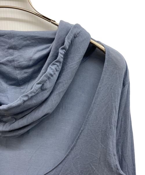 6(ROKU) BEAUTY&YOUTH（ロク ビューティーアンドユース）6(ROKU) BEAUTY&YOUTH (ロク ビューティーアンドユース) バックホール フーディ ブルー サイズ:Freeの古着・服飾アイテム