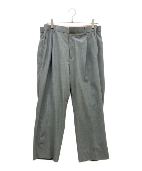 AKIKOAOKI（アキコアオキ）AKIKOAOKI (アキコアオキ) undressed trousers グレー サイズ:F 未使用品の古着・服飾アイテム