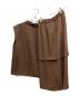 Ameri (アメリ) タイトティアードスカートセットアップ ブラウン サイズ:S：10000円