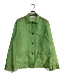 6(ROKU) BEAUTY&YOUTH（ロク ビューティーアンドユース）の古着「ORGANDY SHIRT」｜グリーン