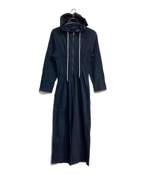 holiday（ホリデー）HOLIDAY (ホリデー) SUPER FINE DRY PIN TUCK JUMPSUIT ネイビー サイズ:Freeの古着・服飾アイテム