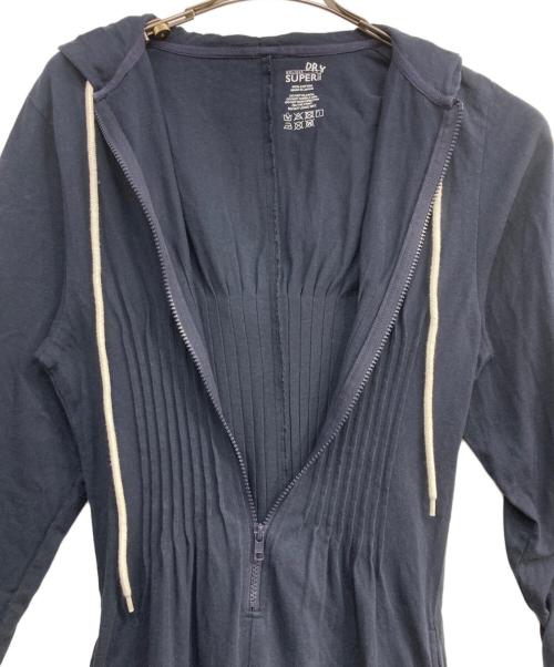 holiday（ホリデー）HOLIDAY (ホリデー) SUPER FINE DRY PIN TUCK JUMPSUIT ネイビー サイズ:Freeの古着・服飾アイテム