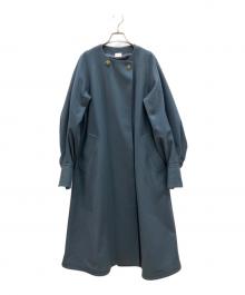 ELIN（エリン）の古着「ボリュームスリーブウールコート　STUDIOUS別注」｜ブルー