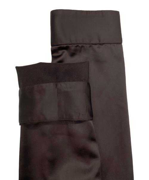 Rosarymoon（ロザリームーン）ROSARYMOON (ロザリームーン) Satin Blouson ブラウン サイズ:Freeの古着・服飾アイテム