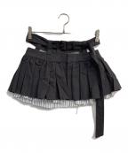 MAISON SPECIALメゾンスペシャル）の古着「Chino Skirt Belt」｜グレー