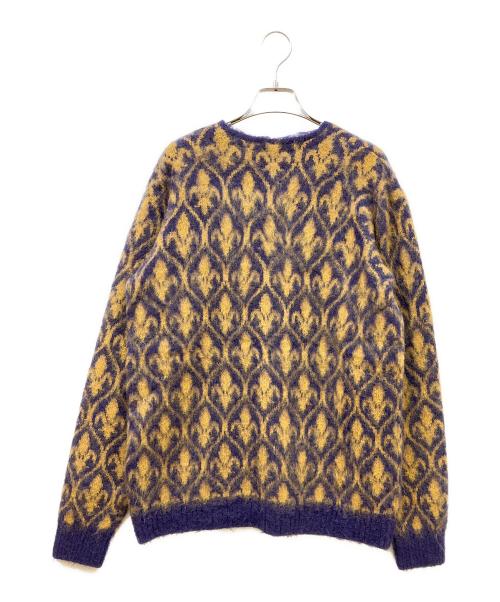 Needles（ニードルズ）Needles (ニードルズ) Mohair Cardigan Ornament パープル サイズ:XSの古着・服飾アイテム