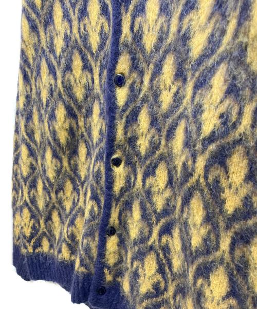 Needles（ニードルズ）Needles (ニードルズ) Mohair Cardigan Ornament パープル サイズ:XSの古着・服飾アイテム