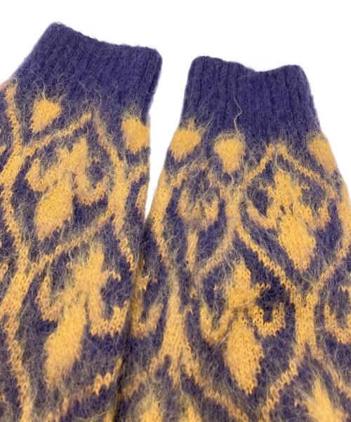 Needles（ニードルズ）Needles (ニードルズ) Mohair Cardigan Ornament パープル サイズ:XSの古着・服飾アイテム