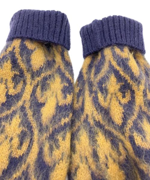 Needles（ニードルズ）Needles (ニードルズ) Mohair Cardigan Ornament パープル サイズ:XSの古着・服飾アイテム