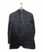 PS Paul SmithＰＳポールスミス）の古着「チェックジャケット」｜ブラウン
