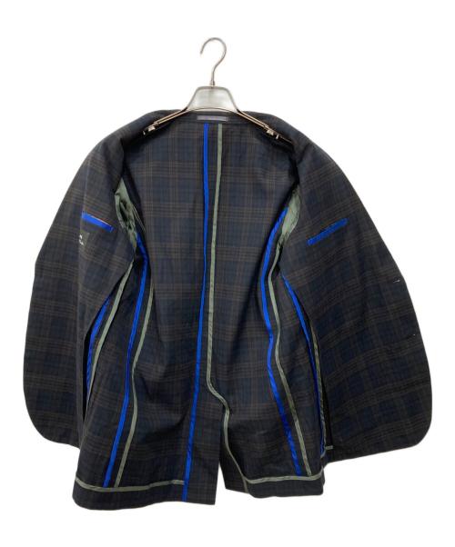PS Paul Smith（ＰＳポールスミス）PS Paul Smith (ＰＳポールスミス) チェックジャケット ブラウン サイズ:Ｌの古着・服飾アイテム
