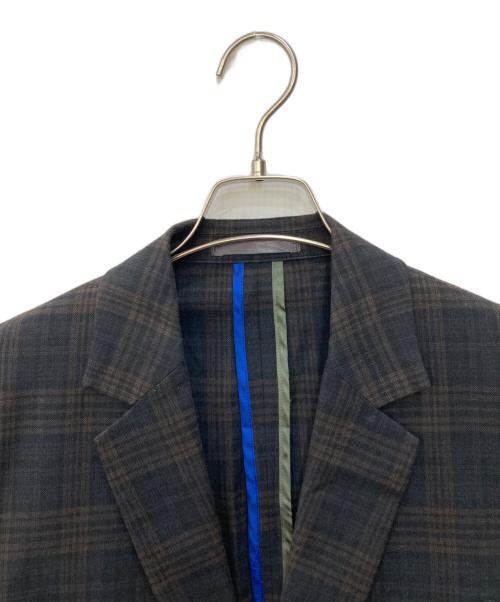 PS Paul Smith（ＰＳポールスミス）PS Paul Smith (ＰＳポールスミス) チェックジャケット ブラウン サイズ:Ｌの古着・服飾アイテム