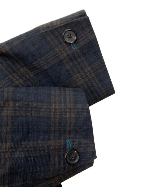 PS Paul Smith（ＰＳポールスミス）PS Paul Smith (ＰＳポールスミス) チェックジャケット ブラウン サイズ:Ｌの古着・服飾アイテム