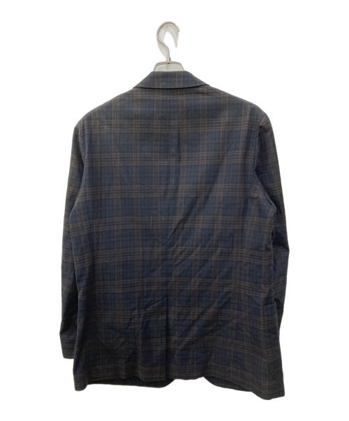 PS Paul Smith（ＰＳポールスミス）PS Paul Smith (ＰＳポールスミス) チェックジャケット ブラウン サイズ:Ｌの古着・服飾アイテム