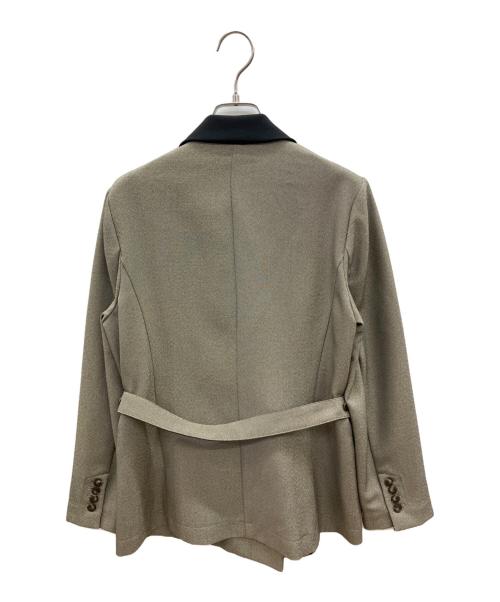 INED CLARO（イネドクラロ）INED CLARO (イネドクラロ) シャンブレーシャークジャケット ブラウン サイズ:Ｆの古着・服飾アイテム