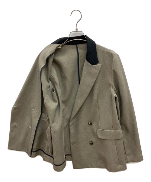 INED CLARO（イネドクラロ）INED CLARO (イネドクラロ) シャンブレーシャークジャケット ブラウン サイズ:Ｆの古着・服飾アイテム