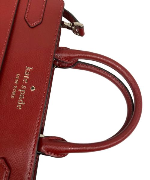 Kate Spade（ケイトスペード）Kate Spade (ケイトスペード) ステイシー ミディアム サッチェル レッドの古着・服飾アイテム