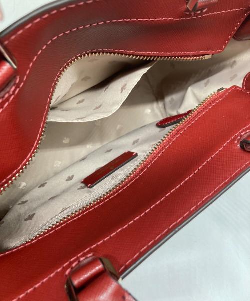 Kate Spade（ケイトスペード）Kate Spade (ケイトスペード) ステイシー ミディアム サッチェル レッドの古着・服飾アイテム