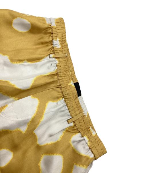 BANANATIME（バナナタイム）BANANATIME (バナナタイム) 総柄シルクパンツ イエロー サイズ:XSの古着・服飾アイテム