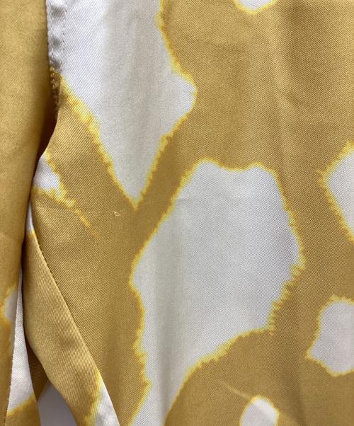 BANANATIME（バナナタイム）BANANATIME (バナナタイム) 総柄シルクパンツ イエロー サイズ:XSの古着・服飾アイテム