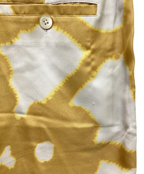 BANANATIME（バナナタイム）BANANATIME (バナナタイム) 総柄シルクパンツ イエロー サイズ:XSの古着・服飾アイテム