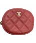 CHANEL（シャネル）の古着「ココマークマトラッセキャビアスキンコインケース」｜ピンク