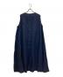 nest Robe (ネストローブ) リネンノースリーブフレアワンピース ネイビー サイズ:SIZE Free：8000円